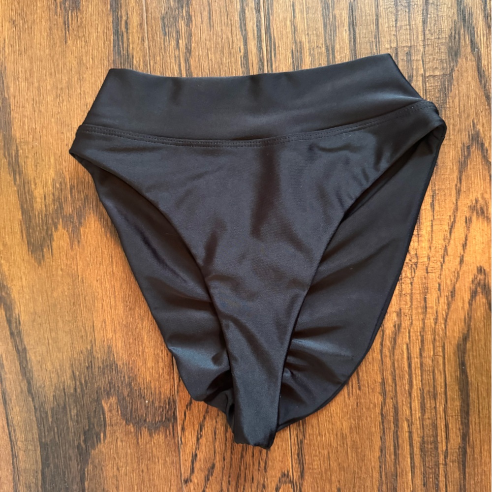 Salty Honey Black  Bikini Bottom women’s swim size small.
